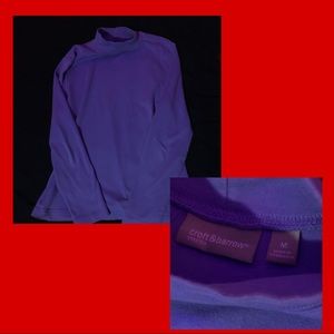 cute lavender turtleneck